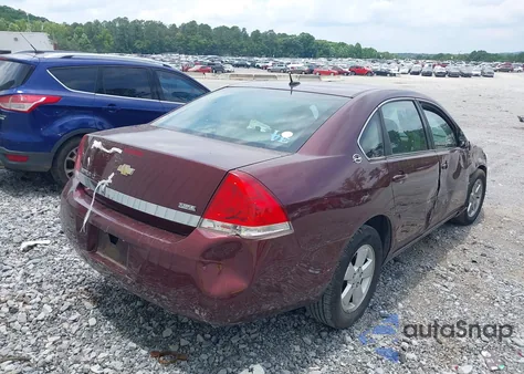 2007 Chevrolet Impala Lt from USA, damaged, VIN 2G1WT58K479274301